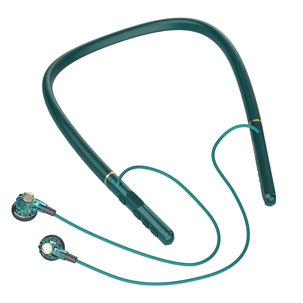 

2023 New Wireless neck-mounted bluetooth headset Sports Waterproof TWS Earbuds Bluetooth 5.2 TWS large battery Earbuds with Mic