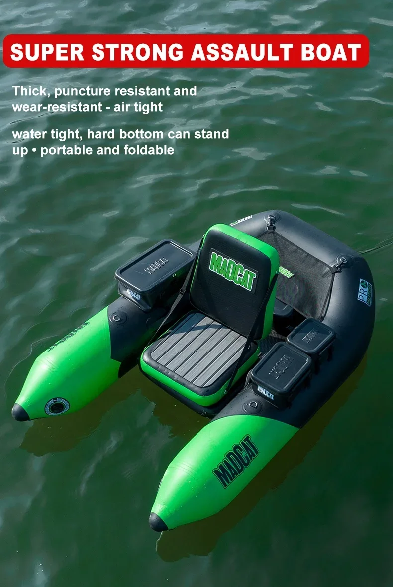 Tackle Deals Dam Madcat Belly Boat Inflatable Kayak Fast Shipping