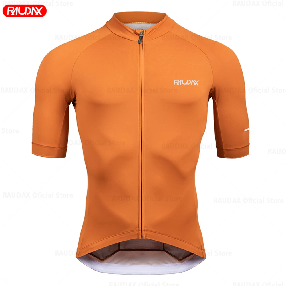 Raudax Cycling Jersey 2025 Classic Black Cycling Racing Tops