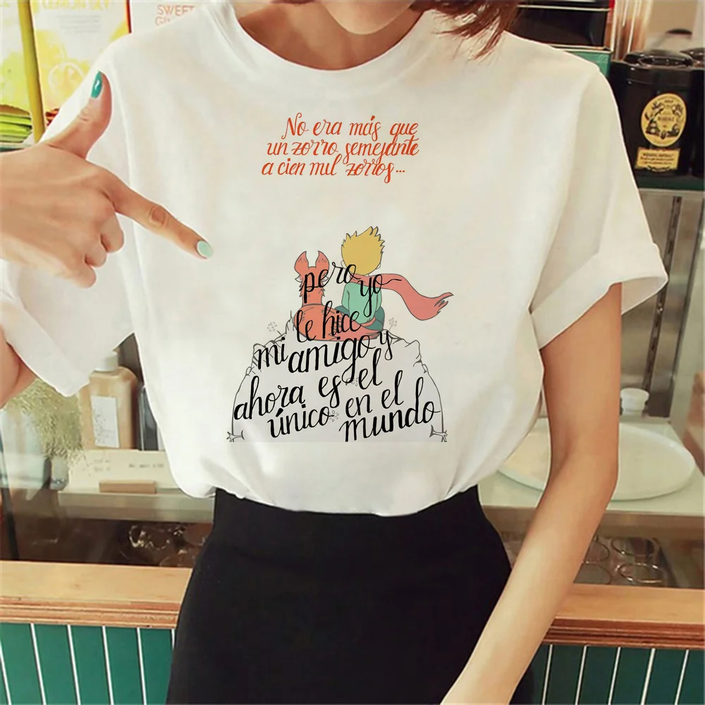 

the Little Prince top women anime streetwear Y2K Tee female y2k manga clothes