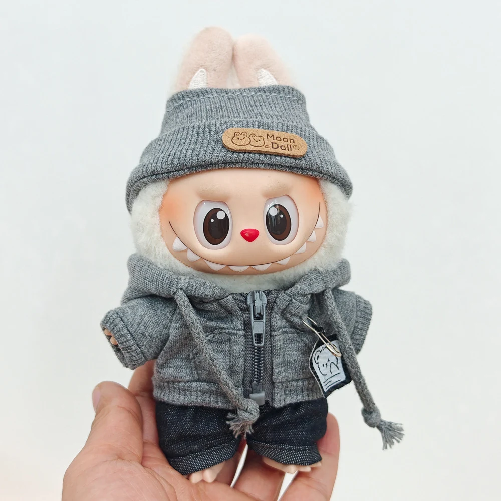 Fiesta Labubu Ropa De La Muñeca , Hecho A Mano Sentarse Y La Falda , Lindo Sombrero De Dibujos Animados Para 17cm I.405187430