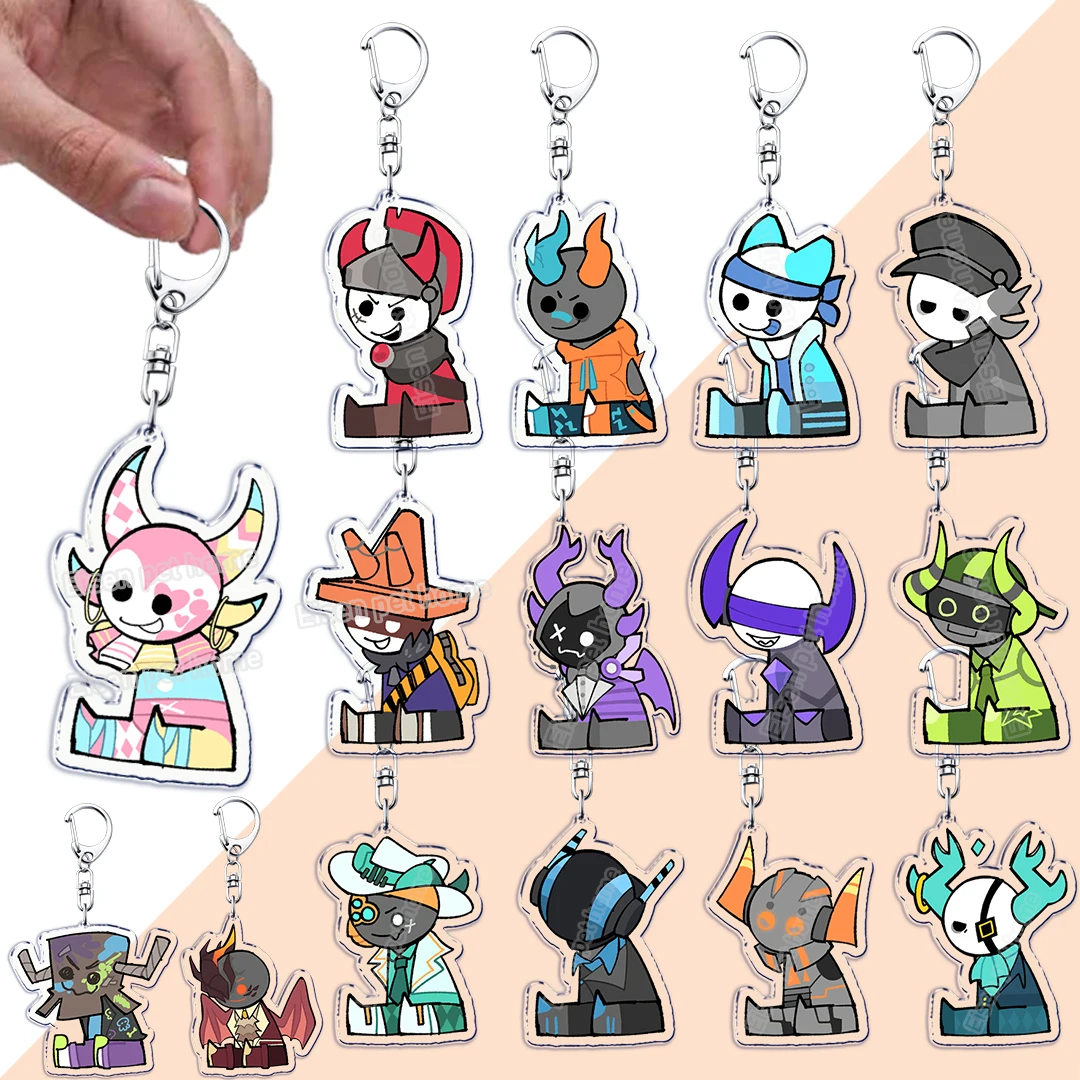 Video Games Keychains for Accessories Bag Medkit Subspace Valk KeyChain Ring Jewelry Fans Gifts Cute Cartoon Keyrings