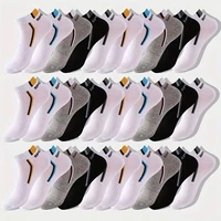 5/10/20/30 paires de chaussettes de Sport pour hommes, chaussettes respirantes confortables et absorbant la sueur pour hommes, entraînement de basket-ball, course à pied, activités de plein air 1
