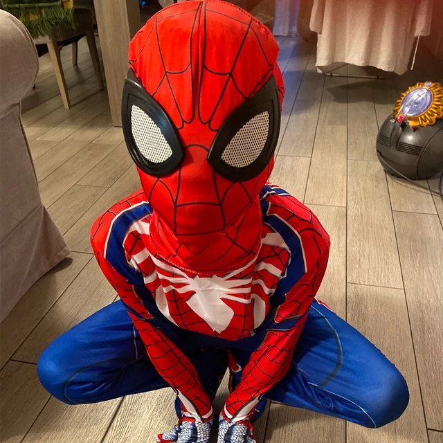 Venom Spider-Man Jumpsuit Spiderman Cosplay Costume Zentai Halloween Adults UK - Foto 4