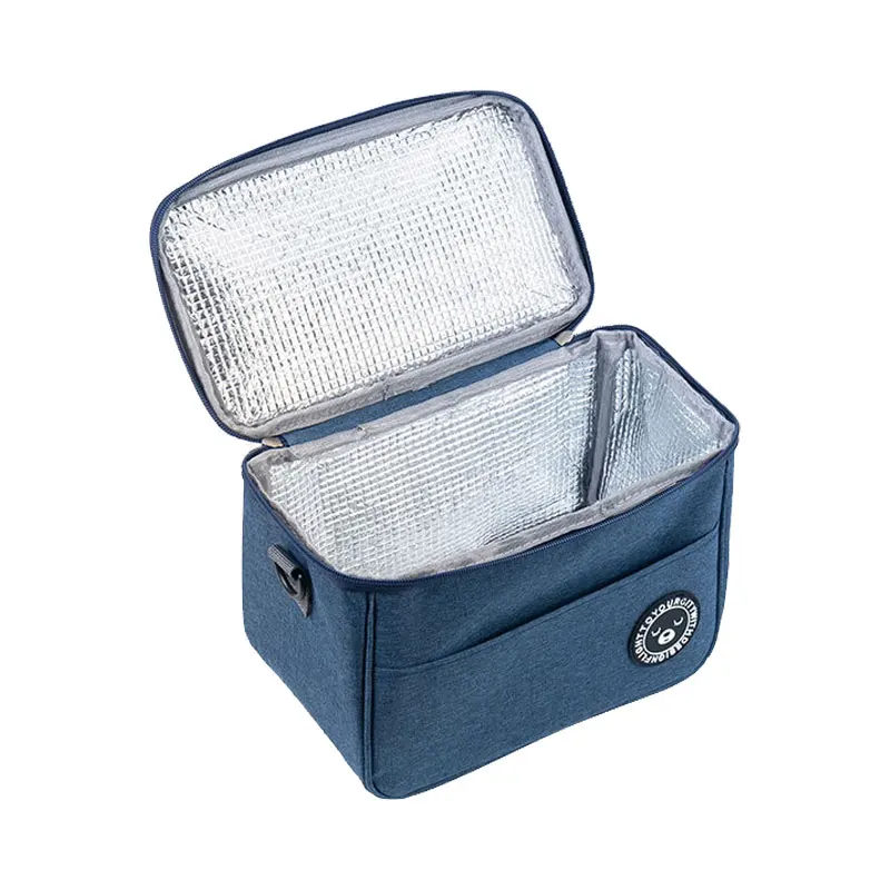 Insulated Lunch Box Men Women Travel Portable Camping Picnic Bag Cold Food Cooler Thermal Bag Kids Insulated Case with Strap lunch bag bento bag cooler bag