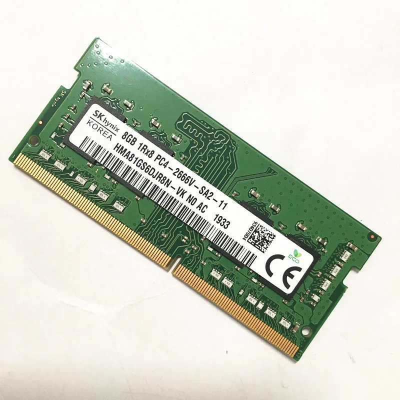 SK hynix DDR4 8GB 2666MHz SO-DIMM 8GB 1Rx8 PC4-2666V-SA2-11