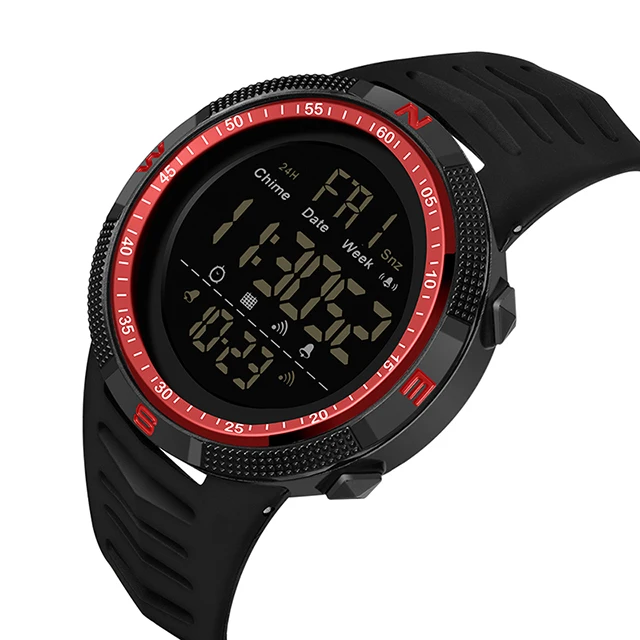 2022 New Digital Men Sports Fashion Watch Calendar Chronograph Alarm Clock 50M Waterproof Military Wristwatch Relogios Masculino 
