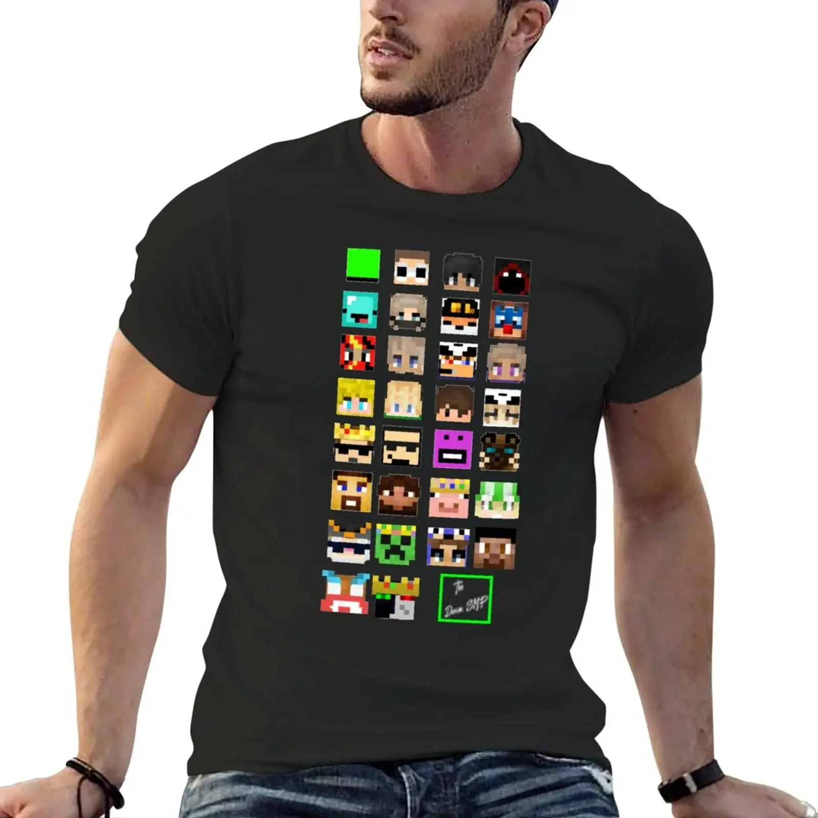 

The Whole Dream SMP Version 2.0 (Transparent version) T-Shirt shirts graphic tees plus sizes men workout shirt