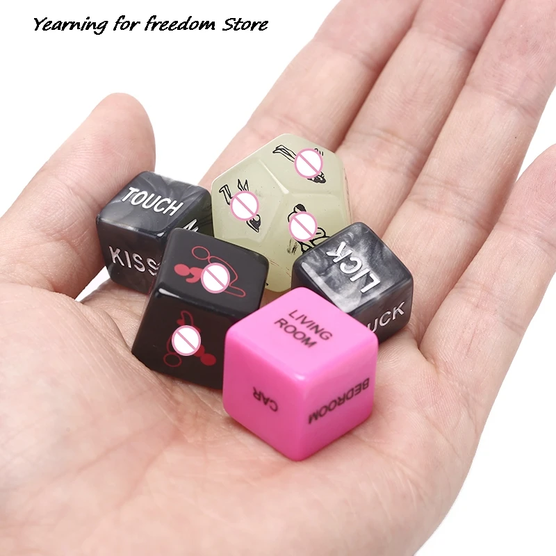Sex Dice Fun Adult Love Sexy Posture Couple Lovers Game Toy 5pcs