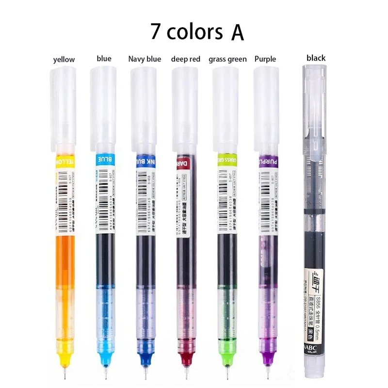 BAYTORY 8 Penne Gel Estetiche Retrattili, Punta Fine Da 0,5 CS