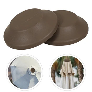 Accessori da 2 pezzi Ombrelli da esterno per punte terminali di ricambio in plastica per pioggia 1
