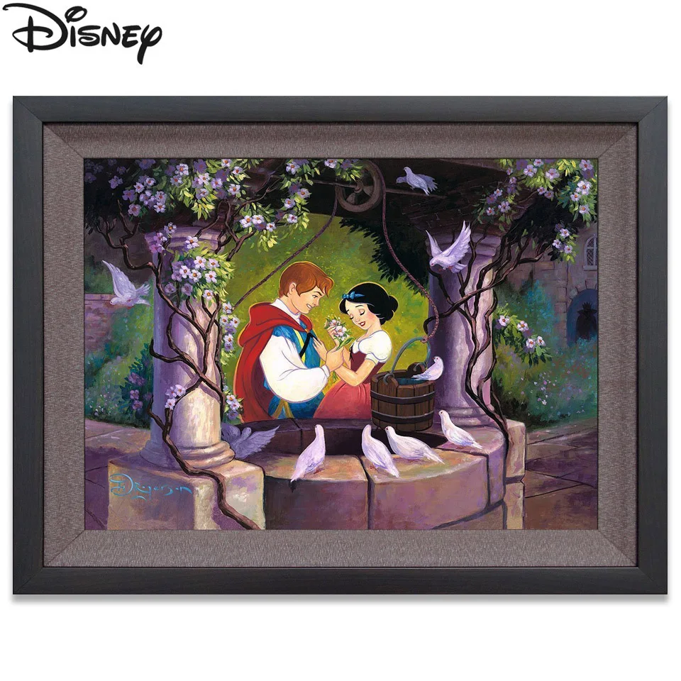 Snow White 5D Diamond Painting Wishing Well Kit Di Ricamo A Punto Croce Full Diamond Mosaic Home Decor Disney Couple Pictures