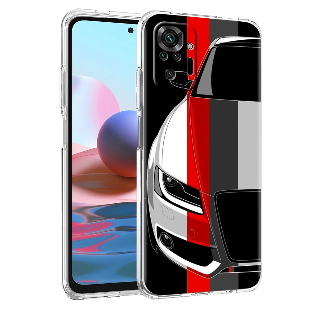 JDM Sports Cars Design Clear Phone Case