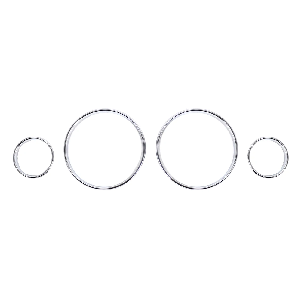 

4PCS Chrome Dashboard Gauge Ring Bezel Set For BMW E38 E39 E53 2024 Hot Sale Brand New And High Quality Discount