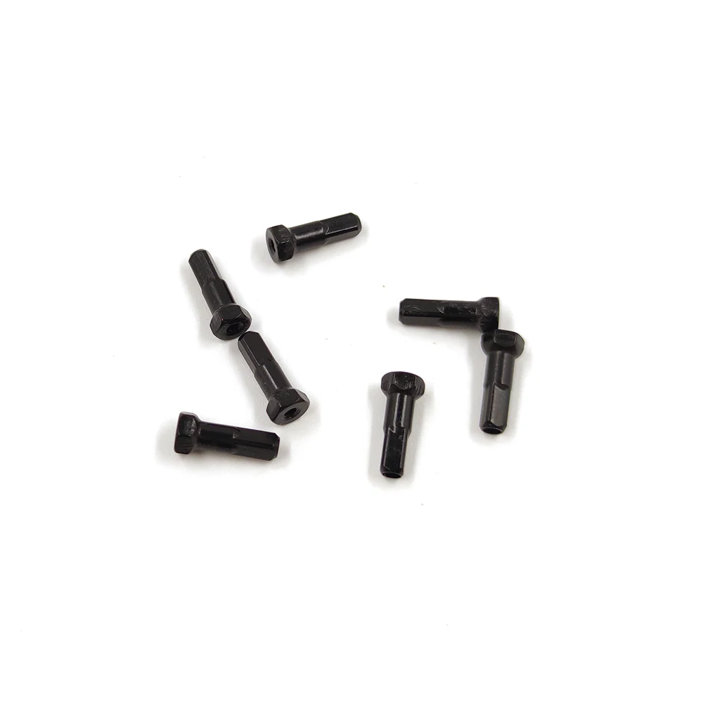 Super Light Pillar PT734H Hexagon Bicycle Nipples 14G Gauge Aluminum Alloy 14mm Black High Strength For MTB Road Bike Spokes