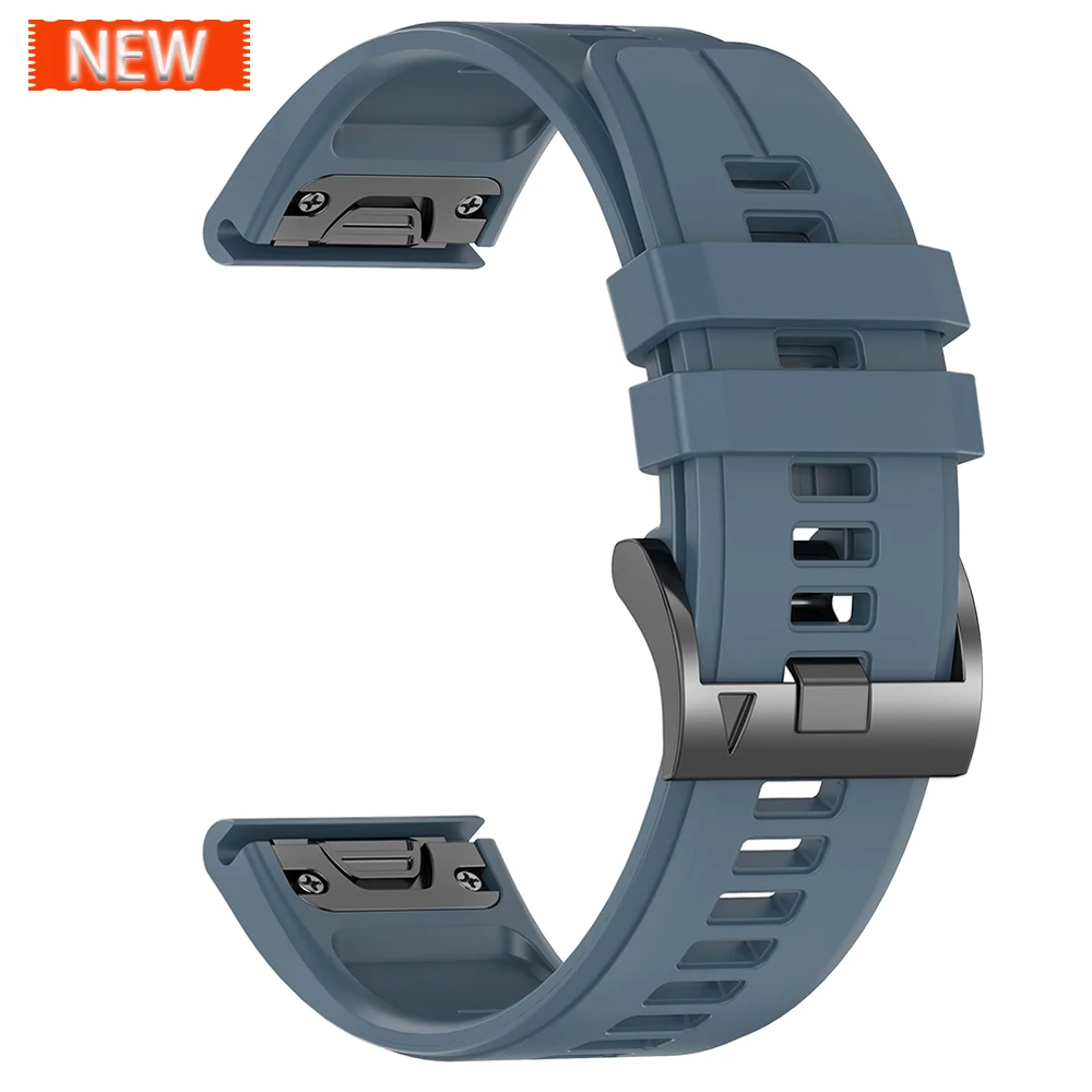 Versatile Quick Release Nylon+Silicone Strap, 22mm/26mm