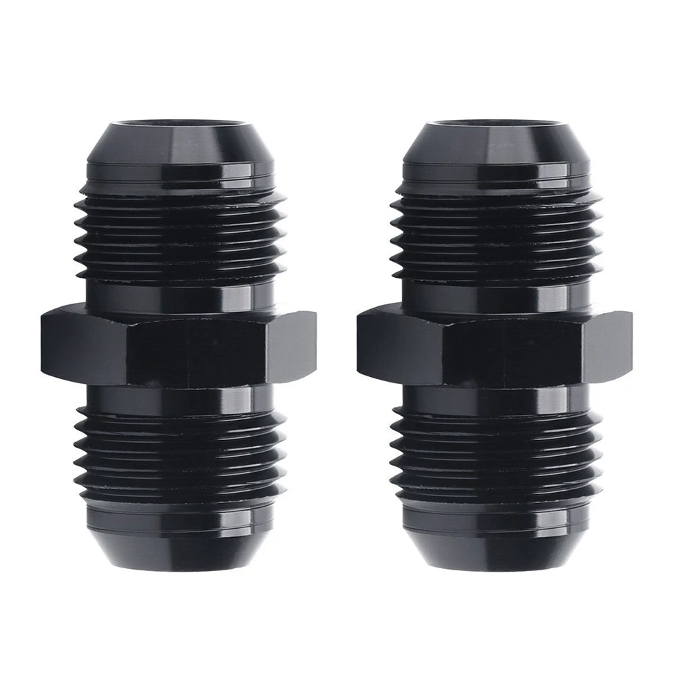 Male AN4 AN6 AN8 AN10 AN12 Same model on both endsThread Straight Fuel Oil Air Hose Fitting Male Adapter Car Auto Accessories