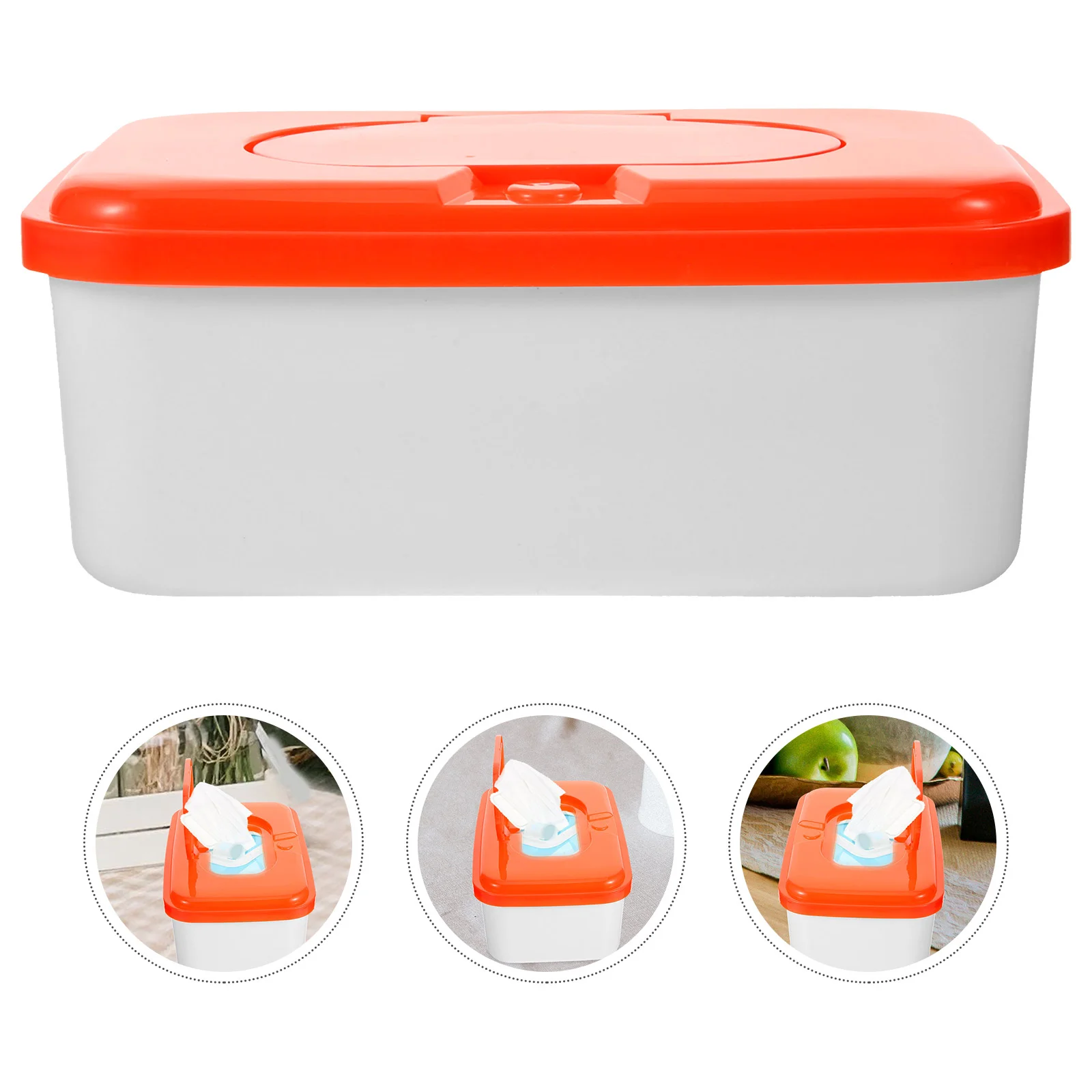 

Baby Wipes Dispenser Wipe Container Tissue Holder Wet Wipes Dispenser Case Tissue Box for Car Home Office Desktop Acrylic