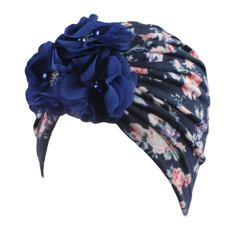 Spring Flower Baby Girls Hat for Newborn Soft Cotton Baby Boys Girls Hat Turban Infant Toddler Cap Head Wraps Photography Props baby hat baby photography props