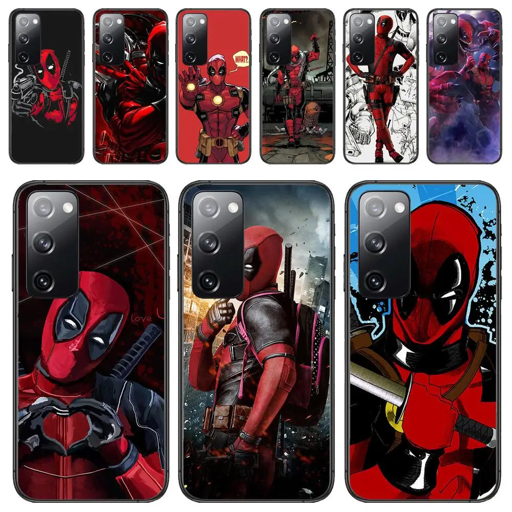 Marvel Deadpol Tpu Phone Case Luxury Fashion Per Samsung Galaxy S23 S21 S10 S30 S20 S22 S8 S9 S30 Pro Plus Ultra Fe Luxury Cover