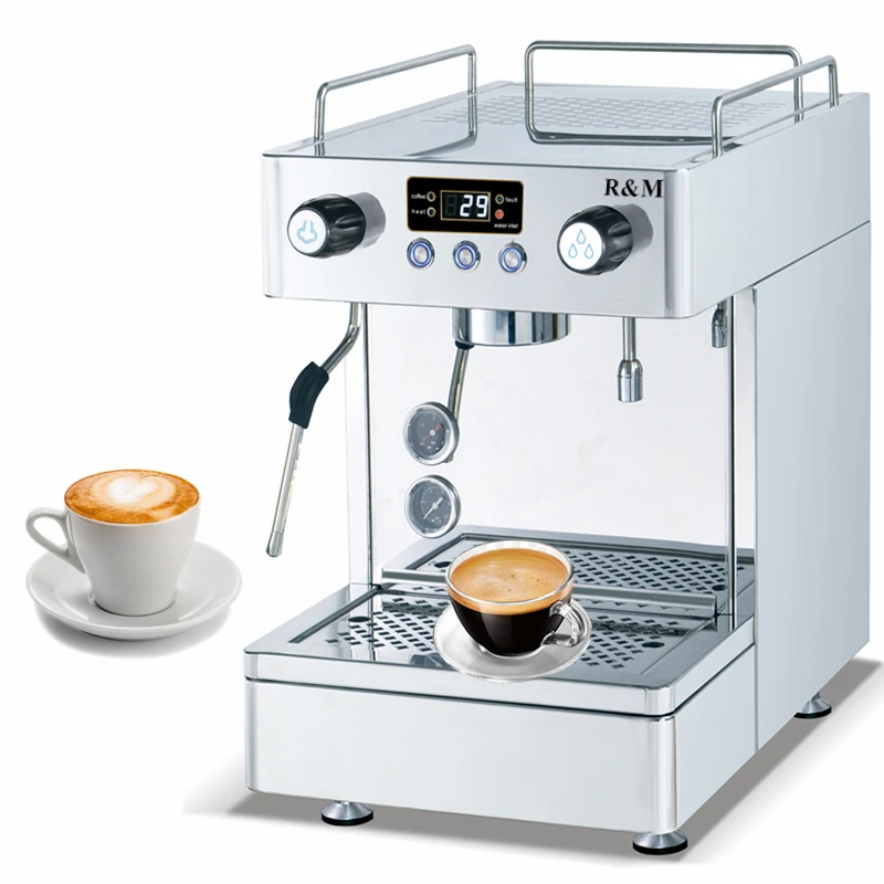 Mesin kopi cafetera esspresso coffe cafeteira expresso COFFEE Makers machine a maquinas de CAFE SALE commercial ESPRESSO machine automatic mesin kopi espresso coffee machine 19 bar coffee maker beans build in stainless steel machine coffee maker