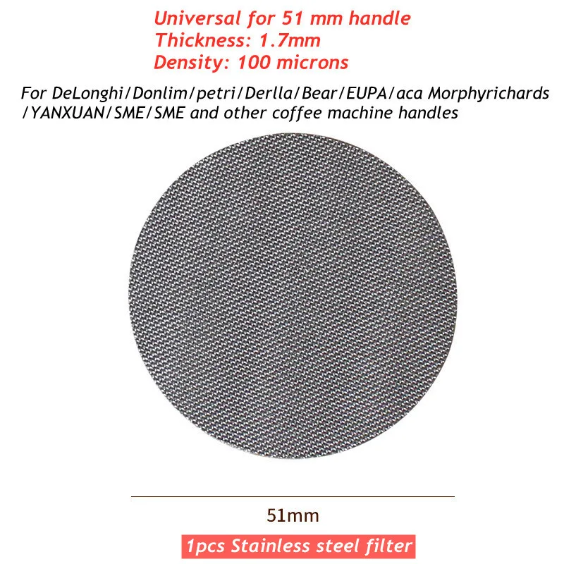 Enhanced Stainless Steel Coffee Puck Screen