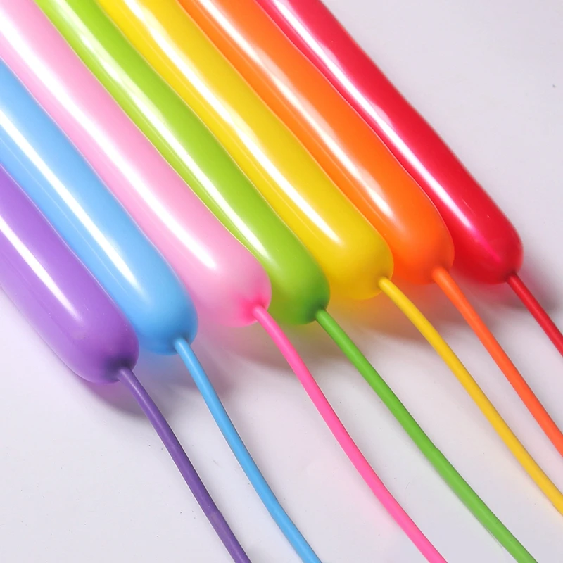 50 stücke Bunte Verdrehen Luftballons Magie Lange Streifen Latex Ballon Für Kinder Geburtstag Party Hochzeit Dekoration DIY Tier Modellierung – Detail 3