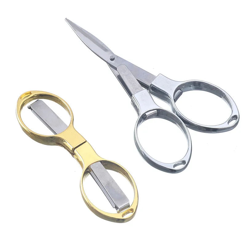 

Folding Scissors Stainless Steel Scissors Multifunctional Stretch Portable Knife Cutters Outdoor Fishing Children's Line Cutters
