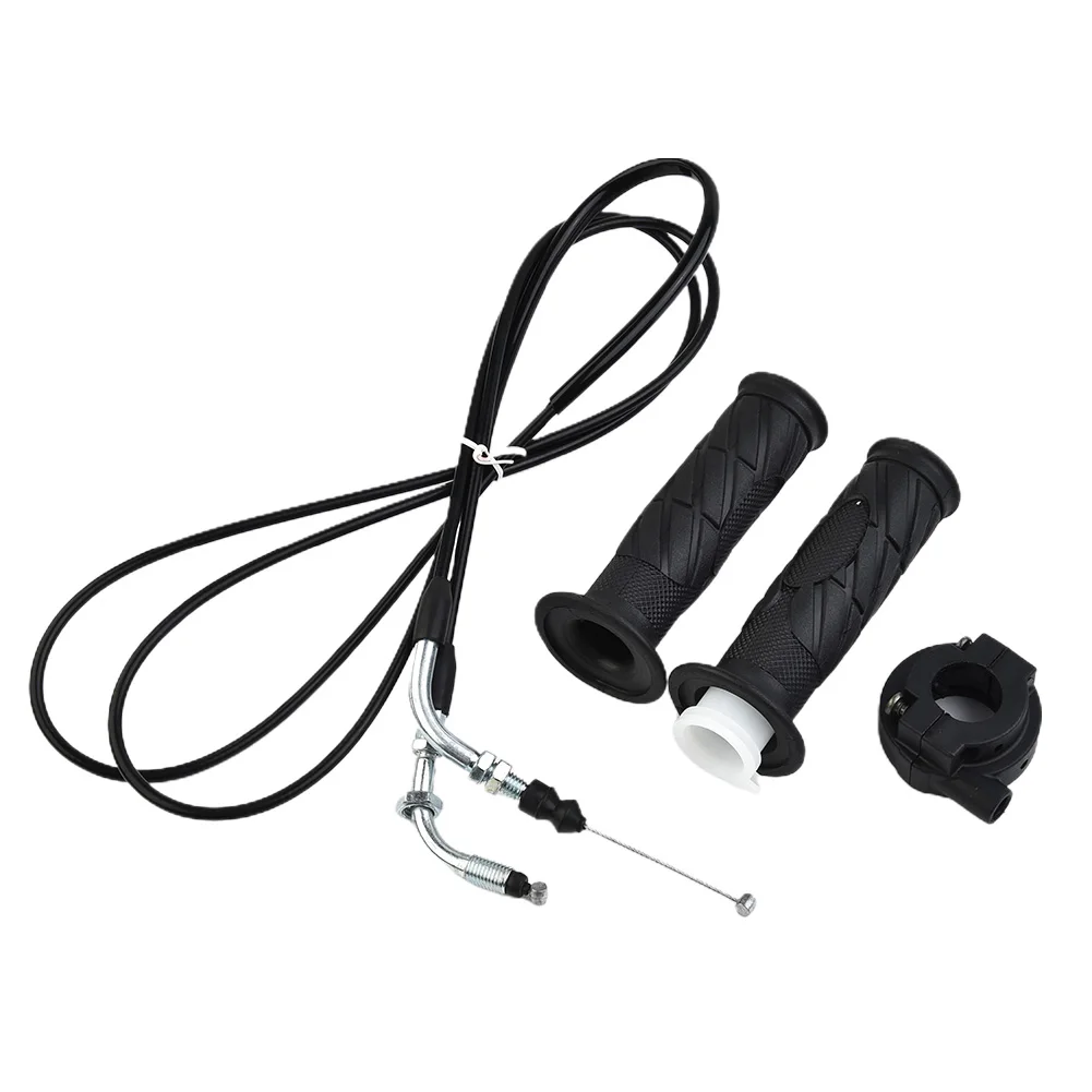 

2Pcs 23mm Moped Scooter Throttle Turn Handlebar Grip Cable For GY6 125-150CC ATV Bike Rubber & Plastic & Metal Handle Bar Grips