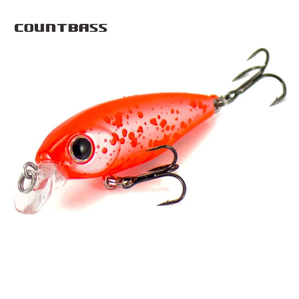 Count bass Sinking Minnow Hardbaits Fisch köder lockt Wobbler Kurbel köder Angler köder 45mm 4,1g – Detail 3
