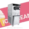 18~22L/H Soft Ice Cream Making Machine With Mixer Floor Standing 3 Flavors Fruit Flavor Soft Serve Machine 1