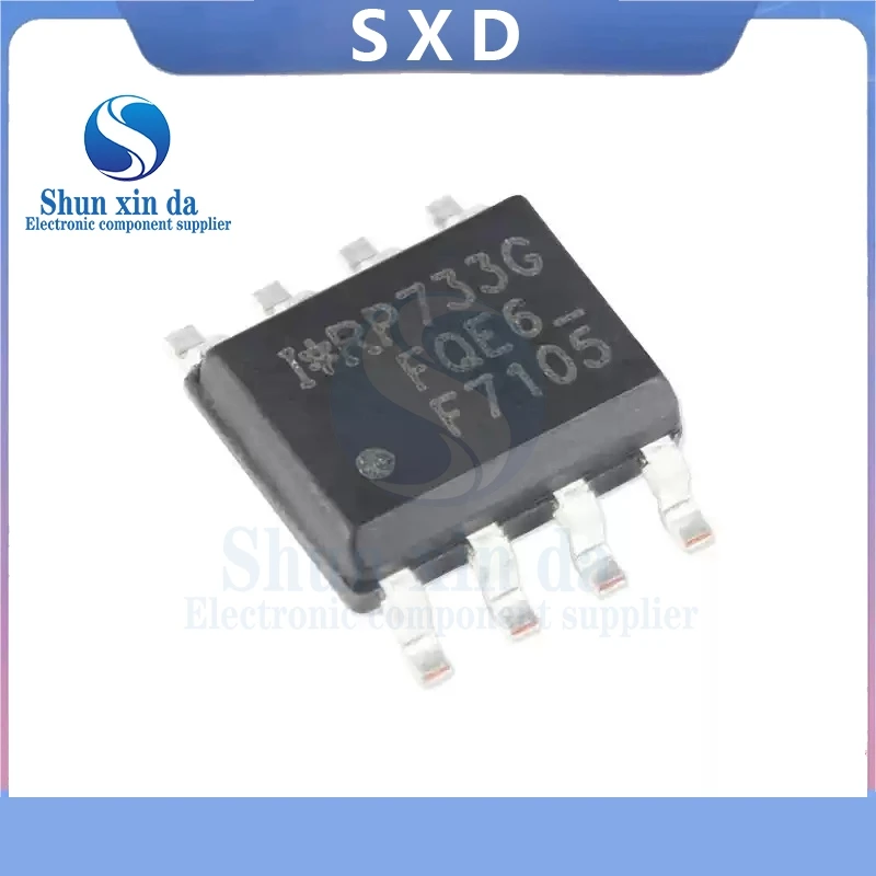 10 PZ IRF7105TRPBF IRF7105 F7105 SOIC-8 25 V 3,5 A N + P MOSFET SMD IC - immagine 3