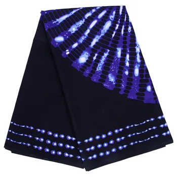 Navy Blue Ankara Fabric