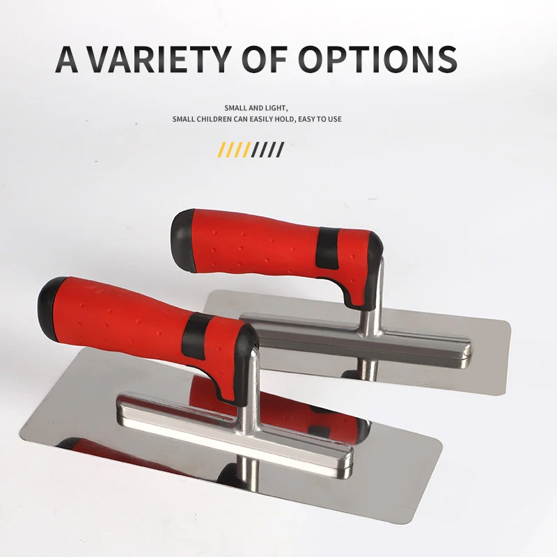 Stainless Steel Plastering Trowel Plaster Finishing Wall Tile Flooring Plaster Trowel Bricklayer Construction Tools Bricklaying Trowel