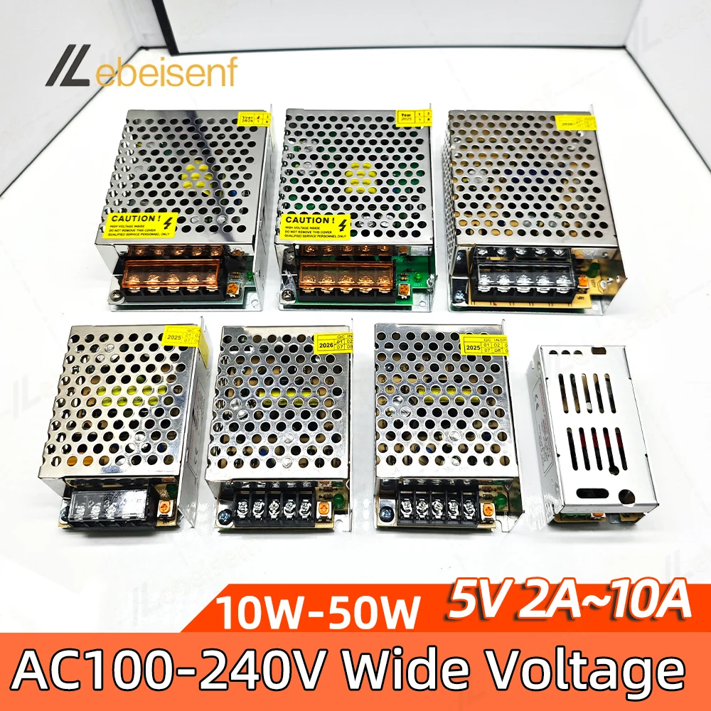 รูปสินค้า สวิตชิ่งพาวเวอร์ซัพพลาย 5-10A สำหรับ LED กล้องวงจรปิด 3D Printer