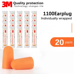 Premium Noise Reduction Industrial Earplugs by 3M (20pairs)