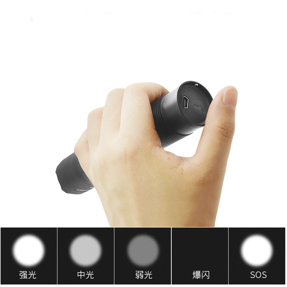 U-100T RFID Warterproof Flash light guard patrol system,Patrolling rod /USB port with 10pcs point button English software