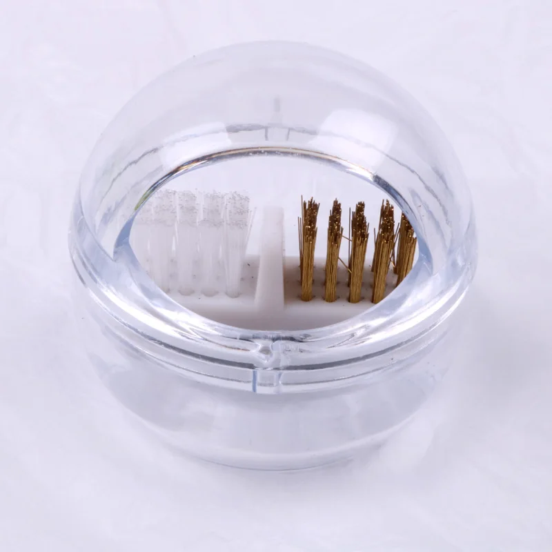 מברשת ניקוי למקדחת ציפורן חוט נחושת להסרת אבק ראש טחינה קשה מברשת רכה מנקה כלי אמנות לציפורניים