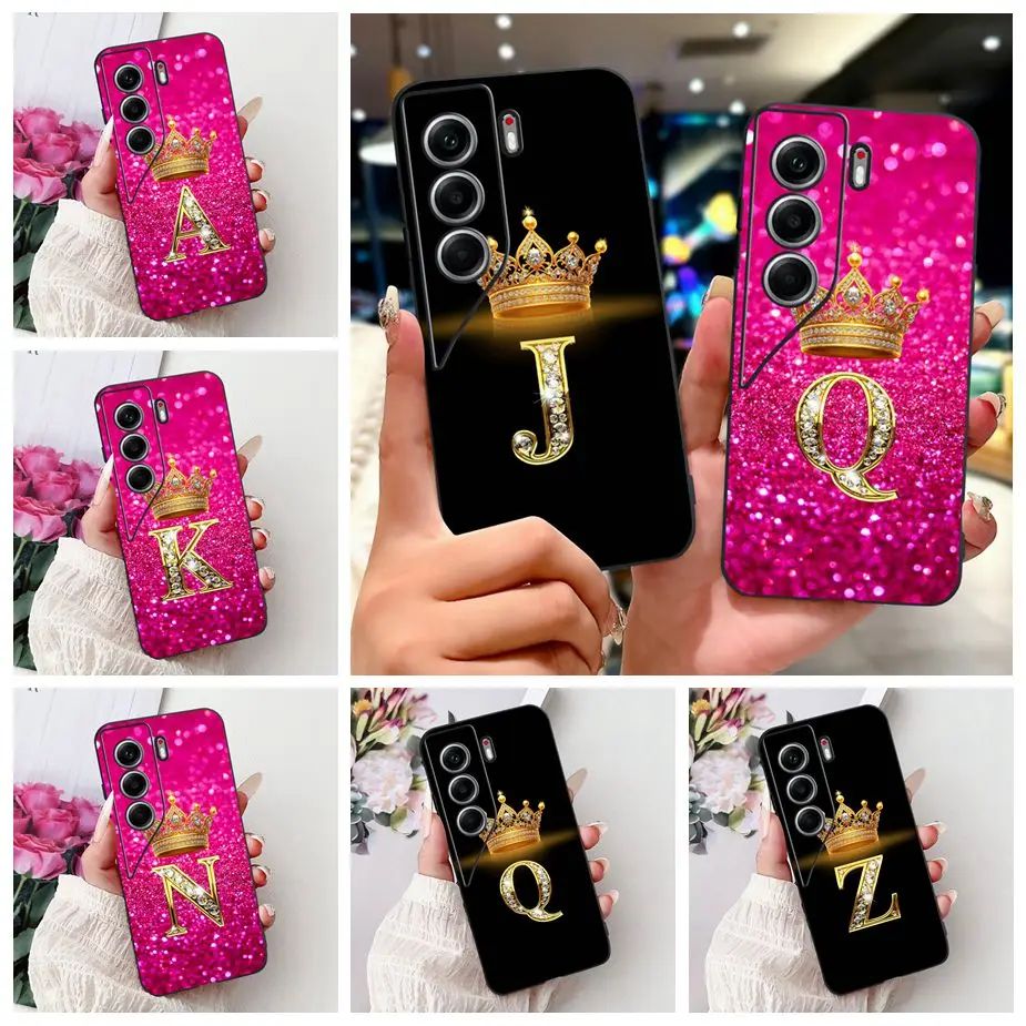 Luxury Letters Soft TPU Phone Case - Premium Cover