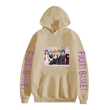 2025Fashion العصرية أنيمي طباعة هوديي عارضة فضفاض للجنسين البلوز 4