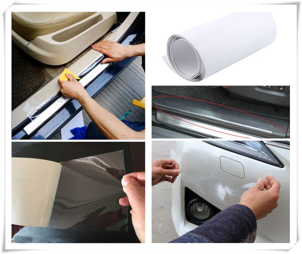 car Accessories Sticker Bumper Paint Protective Film Model 2/ 3/ 8M for Volkswagen vw Touran 1.4 Fox 1.2 Touareg2 GolfA5 GT