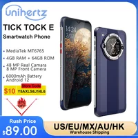 Unihertz Ticktock E 6000mAh Battery 6.5″ Screen Smartphone Android 12 Unlock 4GB 64GB 20W Fast Charging Dual Screen Cellphone