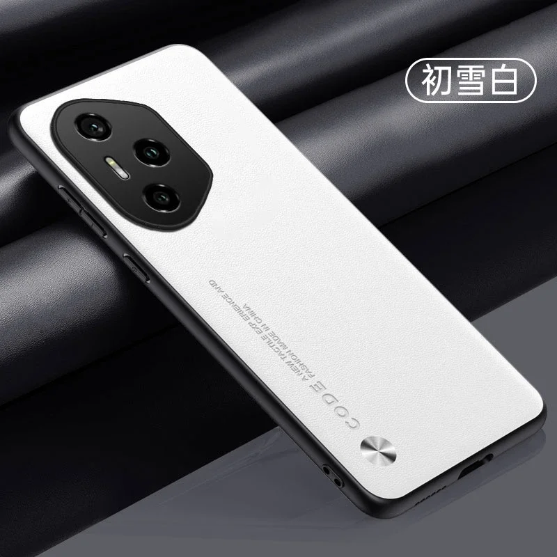 Carbon Fiber PU Leather Anti-Shock Matte Bumper Case