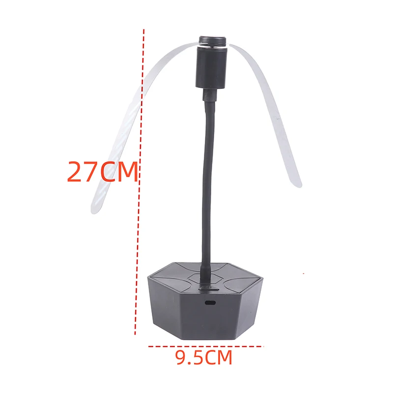 1PC Flexible Fly Repellent Fans For Outdoor Table Top Tables Battery Type Fly Fan For Food Keep Flies Away