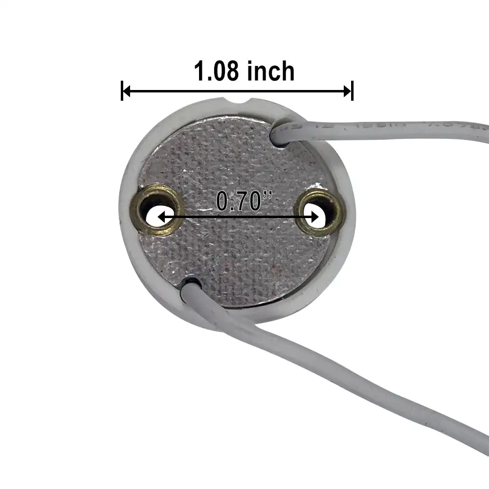Ceramic GU10 lamp Holder Base connector Socket adaptador Silicone Lead for Halogen Bulb LED Bulb CFL lamp Wire 15CM 10pcs/lot lamp holder lamp bulb holder lamp base lamp socket adapter
