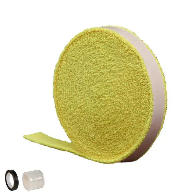 1 Reel 5m Towel Glue Grip Badminton Tennis Racket Overgrips Tape Racket Grip Grip Non-slip Tape Band Sweat Badminton N6b9 5