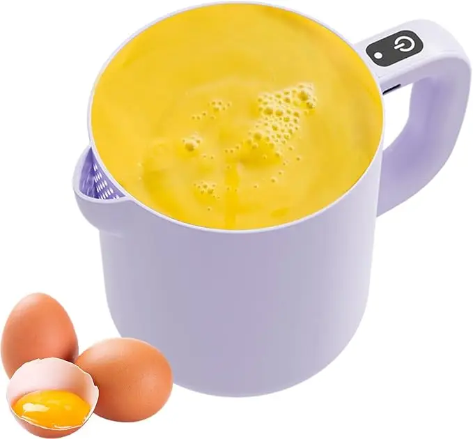 Description Picture 4 of itemElectric Egg Beater 2 In 1 Cordless Handheld Mixer And Filter 1l Rice Washing Bowl Automatic Kitchen Gadget For Stirring Utensil