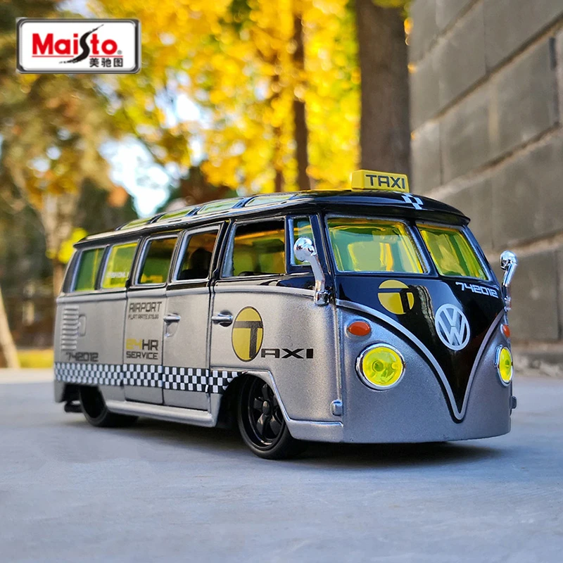 

Maisto 1:25 Volkswagen VAN SAMBA Alloy BUS Car Model Diecasts Metal Toy Bus Car Model High Simulation Collection Childrens Gifts