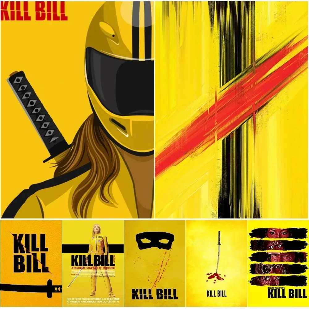 Classic Movie Kill Bill Poster Canvas Modern Wall Art Prints camera da  letto Studio Studio soggiorno ingresso Cafe Decoration - AliExpress, image size:1000x1000
