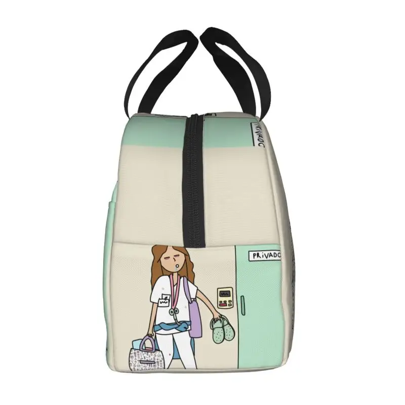 Enfermera En Apuros Lunch Bags for Doctor Nurse Thermal Cooler Bags  Portable Picnic Oxford Lunch Box Bento Pouch - AliExpress